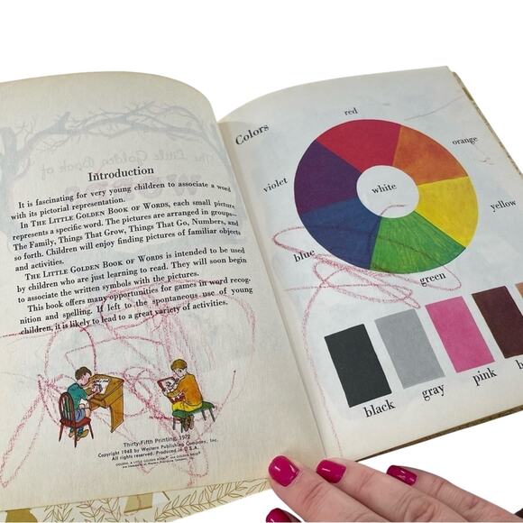 Vintage Little Golden Books Lot 4 Educational Learning Picture Dictionary Books - Picture 15 of 15